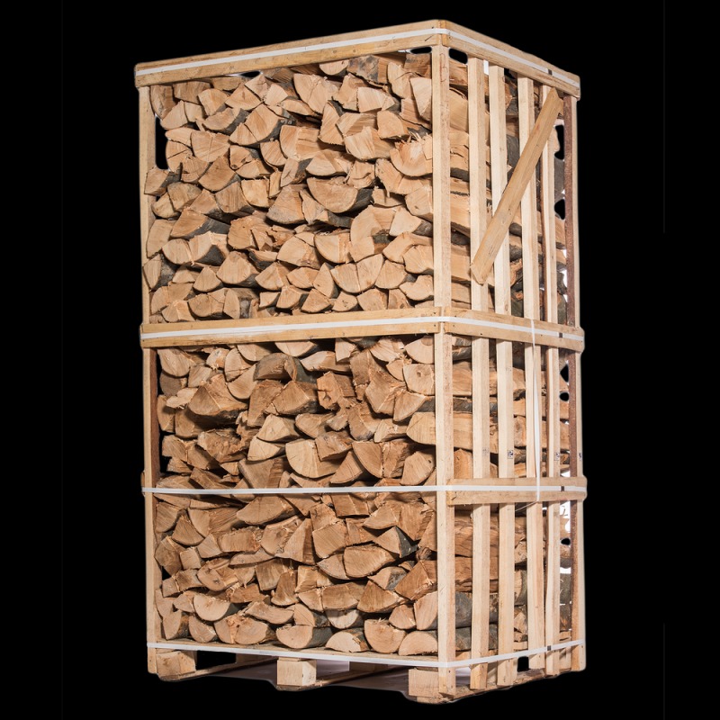 Bois de chauffage – 25 cm – Mélange de bois durs – Palette 2 m3 – 3 Stères